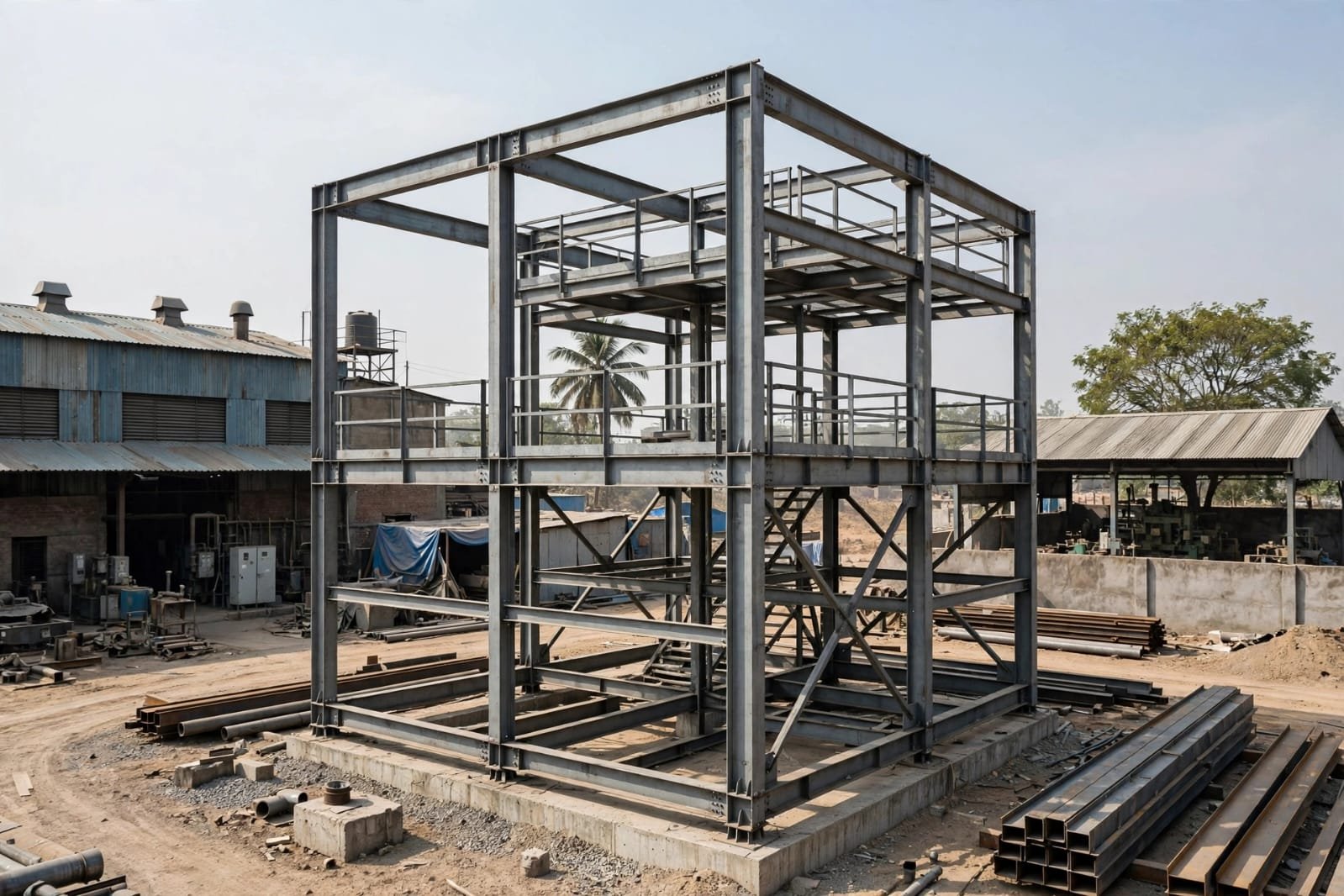 Petrochemical Pipe Rack Modules & High-Pressure Spools